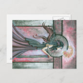 Carte postale de fée de magie étrange (Devant / Derrière)