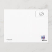 Carte postale de fée mignonne avec grenouille à ba (Dos)