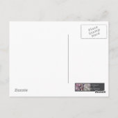 Carte postale de fée vampire à la rose gothique (Dos)
