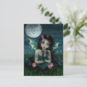 Carte postale de fée vampire au parfum inquiétant (Debout devant)