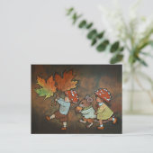 Carte postale de fées d'automne (Debout devant)