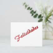 Carte postale de félicitations (Debout devant)