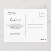 Carte postale de félicitations pour la remise de d (Dos)