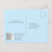 Carte postale de félicitations pour l'anniversaire (Dos)