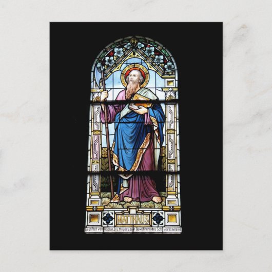 Carte postale de fenêtre d'église (Devant)
