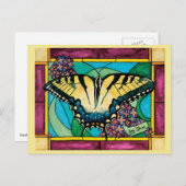 Carte postale de fenêtre Swallower (Devant / Derrière)