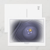 Carte postale de fertilité en blanc (Devant / Derrière)