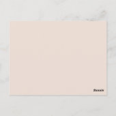 carte postale de fête aux chandelles (Dos)