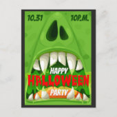 Carte postale de fête d'Halloween (Devant)