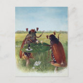 Carte postale de fête du vin de bug vintage  (Devant)