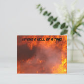 Carte postale de feu (Debout devant)