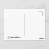 Carte postale de feuilles d'or (Dos)