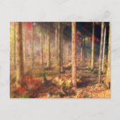 Carte postale de feuilles d'or (Devant)