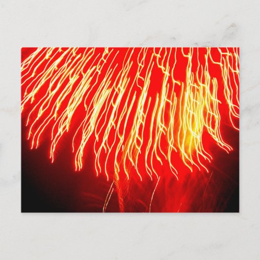 Carte postale de feux d'artifice (Devant)