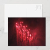 Carte postale de feux d'artifice (Devant / Derrière)