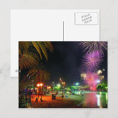 Carte postale de feux d'artifice (Devant / Derrière)