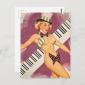 CARTE POSTALE DE FILLE (Devant / Derrière)