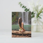 Carte postale de fille en bikini (Debout devant)