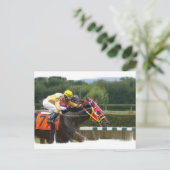 Carte postale de fin course de cheval (Debout devant)