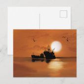 Carte postale de fin de journée (Devant / Derrière)