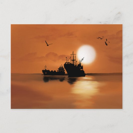 Carte postale de fin de journée (Devant)