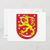 Carte postale de Finlande (Devant / Derrière)