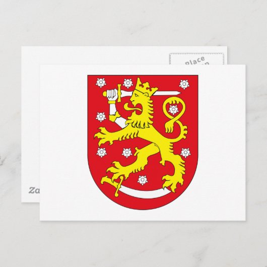 Carte postale de Finlande (Devant / Derrière)