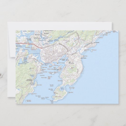 Carte postale de Fishing Town Gloucester MA (Devant)