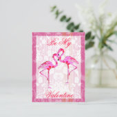Carte postale de Flamants roses de Valentine (Debout devant)