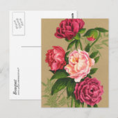 Carte postale de fleur (Devant / Derrière)
