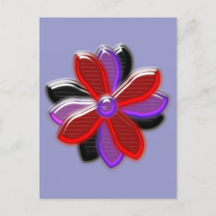 Carte postale de fleur de marguerite brillante