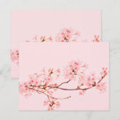 Carte postale de fleur en marbre rose (Devant / Derrière)