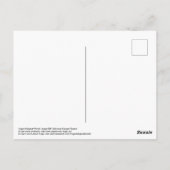 Carte postale de fleur orange glorieuse (Dos)