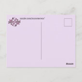 Carte postale de fleurs (Dos)