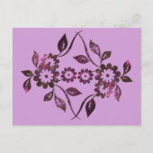Carte postale de fleurs (Devant)