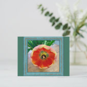 Carte postale de fleurs (Debout devant)