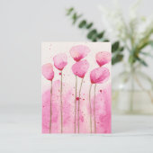 Carte postale de fleurs (Debout devant)