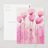 Carte postale de fleurs (Devant / Derrière)