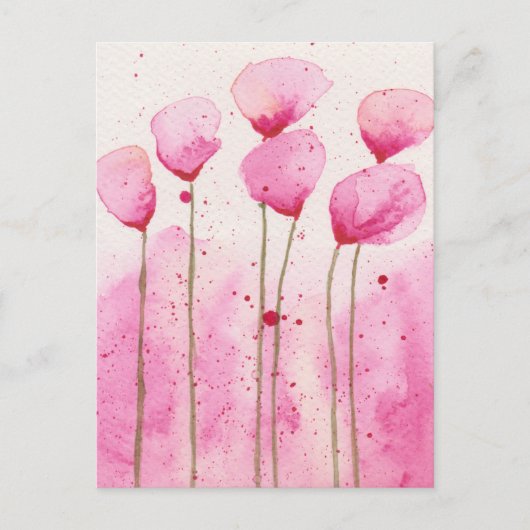 Carte postale de fleurs (Devant)