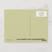 carte postale de fleurs blanches (Dos)