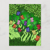 Carte postale de fleurs de Bell (Devant)