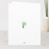 carte postale de fleurs de jardin (Dos)
