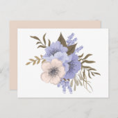 carte postale de fleurs de printemps (Devant / Derrière)