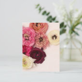 Carte postale de fleurs épanouies (Debout devant)