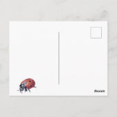 Carte postale de fleurs heureuses de printemps coc (Dos)