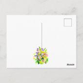 Carte postale de fleurs sauvages (Dos)