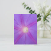 Carte postale de fleurs violettes (Debout devant)