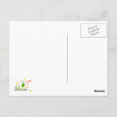 carte postale de flou aquarelle (Dos)