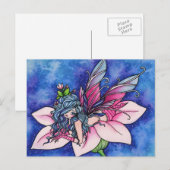 Carte postale de Flower Imaginaire Art par Hannah  (Devant / Derrière)