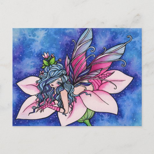 Carte postale de Flower Imaginaire Art par Hannah  (Devant)